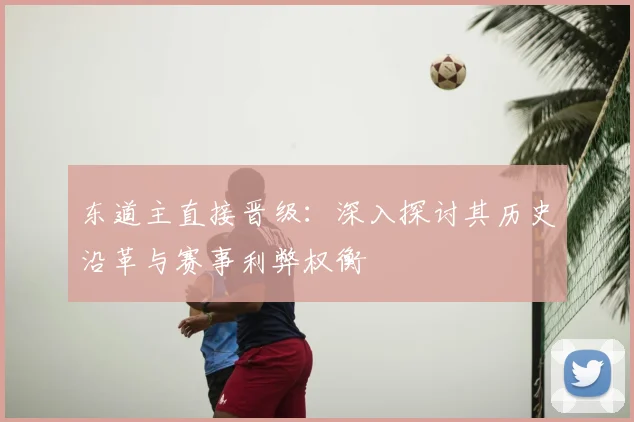 东道主直接晋级：深入探讨其历史沿革与赛事利弊权衡